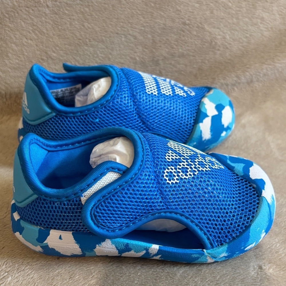 Adidas Altaventure 2.0 I Toddler Boys Blue Camo Water Sandals GV7809 Size 5K